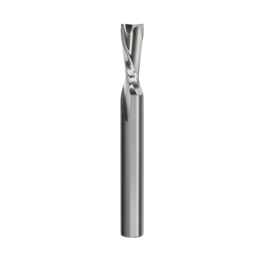 1/2" Downshear Spiral 2-Flute | 1" LOC | 3" OAL | 1/2" Shank | FEM