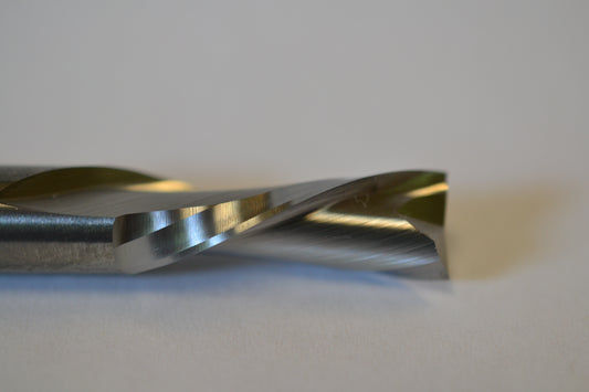 3/8 Diameter 2 Flute 1-1/8" Cut Length 3" Overall Length Flat Endmill Style End