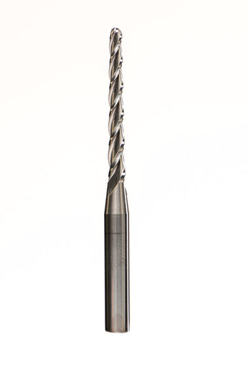 1/8 Taper  Ballnose 1/4 Shank 3 flute Router Bit