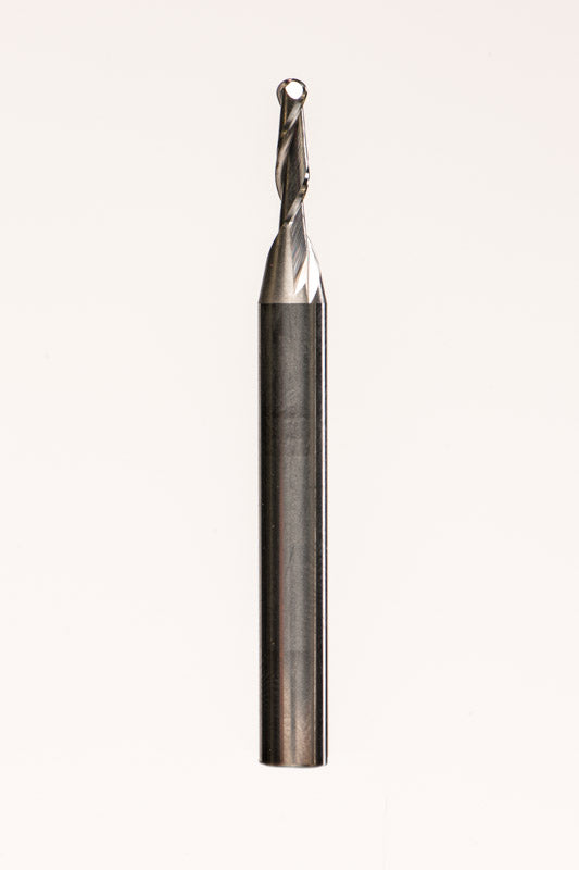 1/16  Ballnose 3/16 Cut Length 1/4 Shank 2-1/2" Overall Length